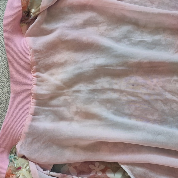 Floral Vintage Light Bomber Jacket - M - Picture 4 of 5